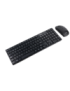 TooQ Teclado + Ratón slim inalámbricos, Negro