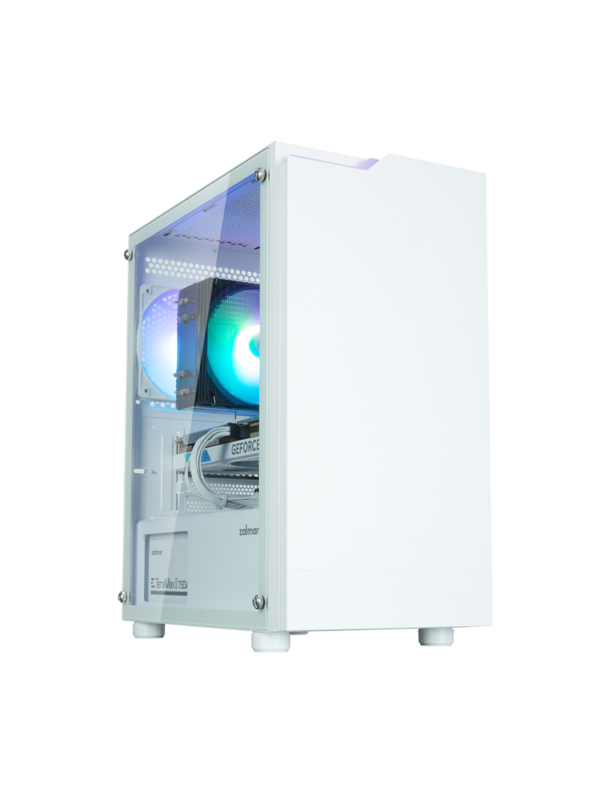 Zalman T4 PLUS Mini Tower Blanco