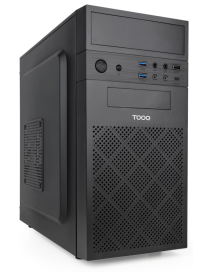 TooQ Caja Minitorre Micro-ATX “ISOBOX ULTRA”, Negra