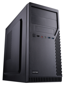 Hiditec CHA010012 carcasa de ordenador Micro Torre Negro