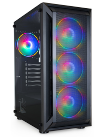 TooQ Caja Semitorre Gaming Ragnärok, Negra