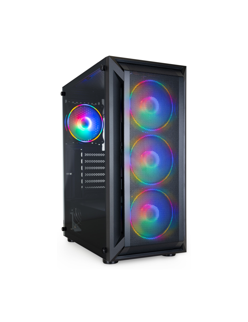 TooQ Caja Semitorre Gaming Ragnärok, Negra