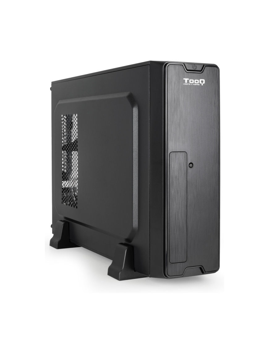 TooQ Caja Slim Micro-ATX TQC-3007U3C-B, Negra