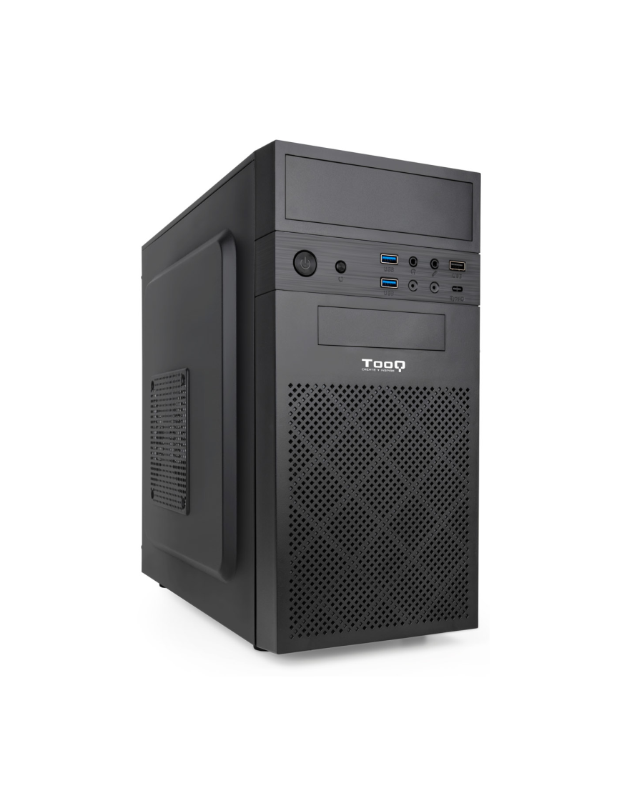 TooQ Caja Minitorre Micro-ATX Negra