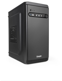 TooQ Caja Minitorre Micro-ATX Negra