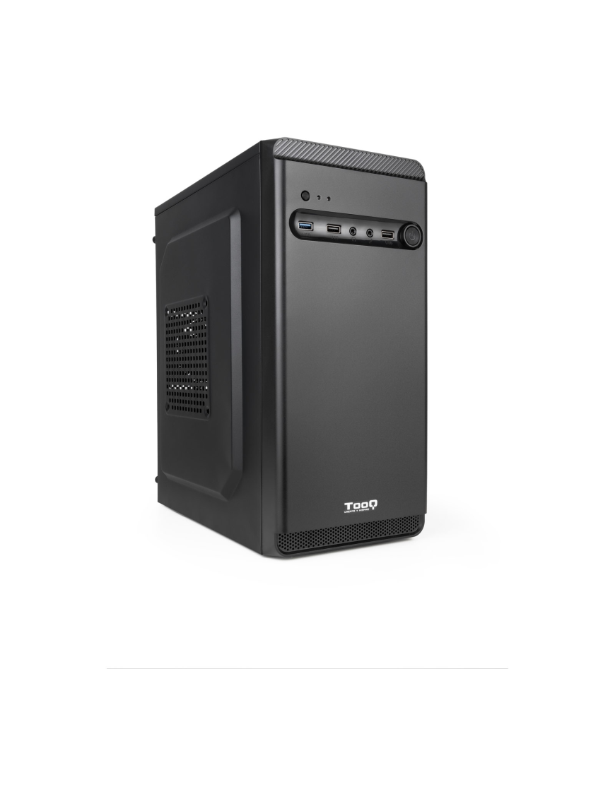 TooQ Caja Minitorre Micro-ATX Negra