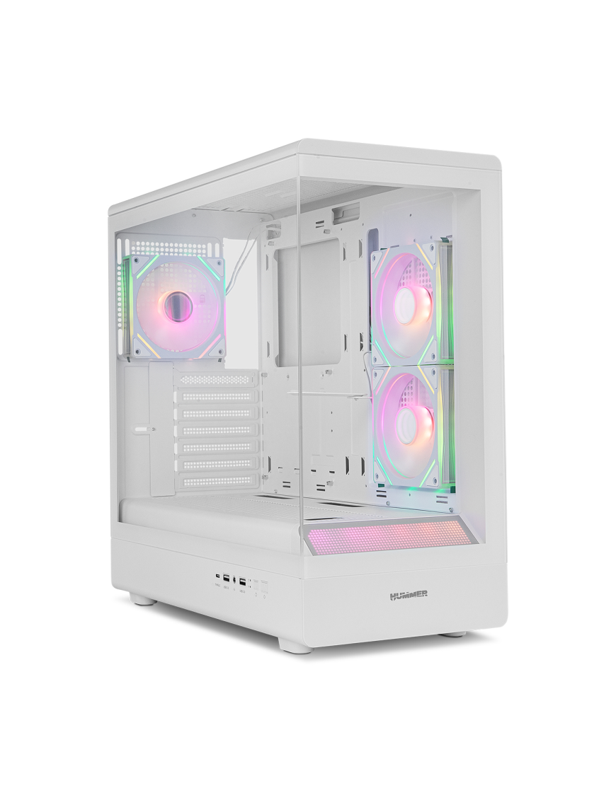 NOX Hummer NXHUMMERSIGNALBK Midi Tower Blanco