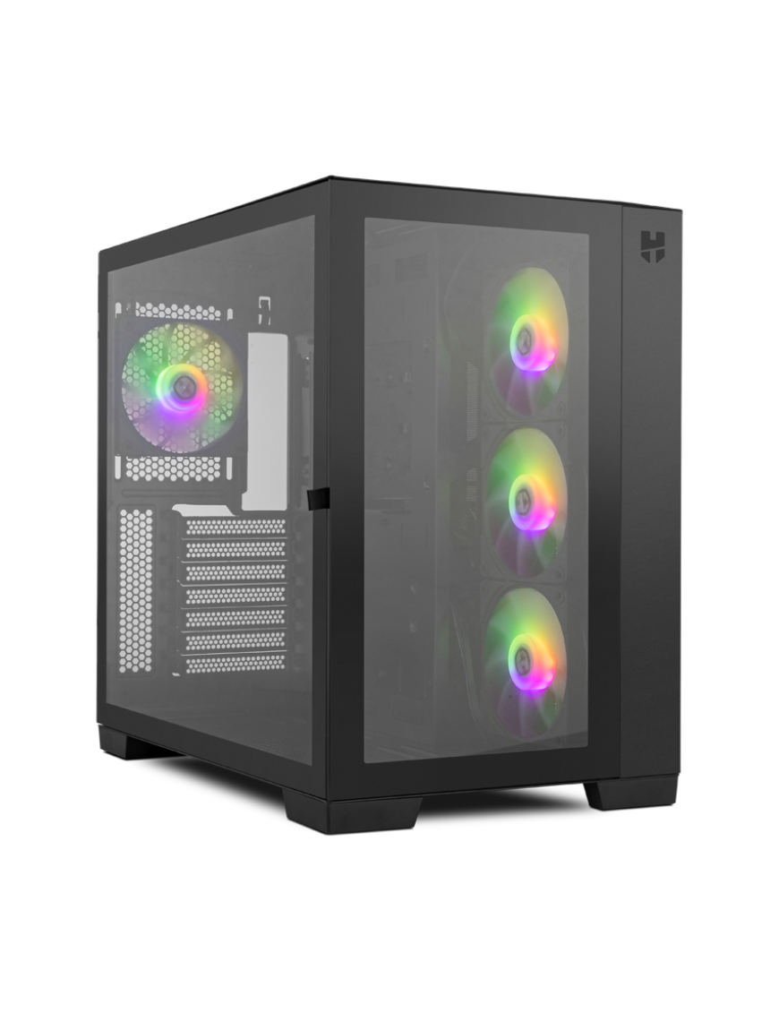 NOX Hummer Astra Midi Tower Negro