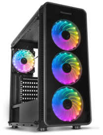 NOX Hummer TGM Midi Tower Negro