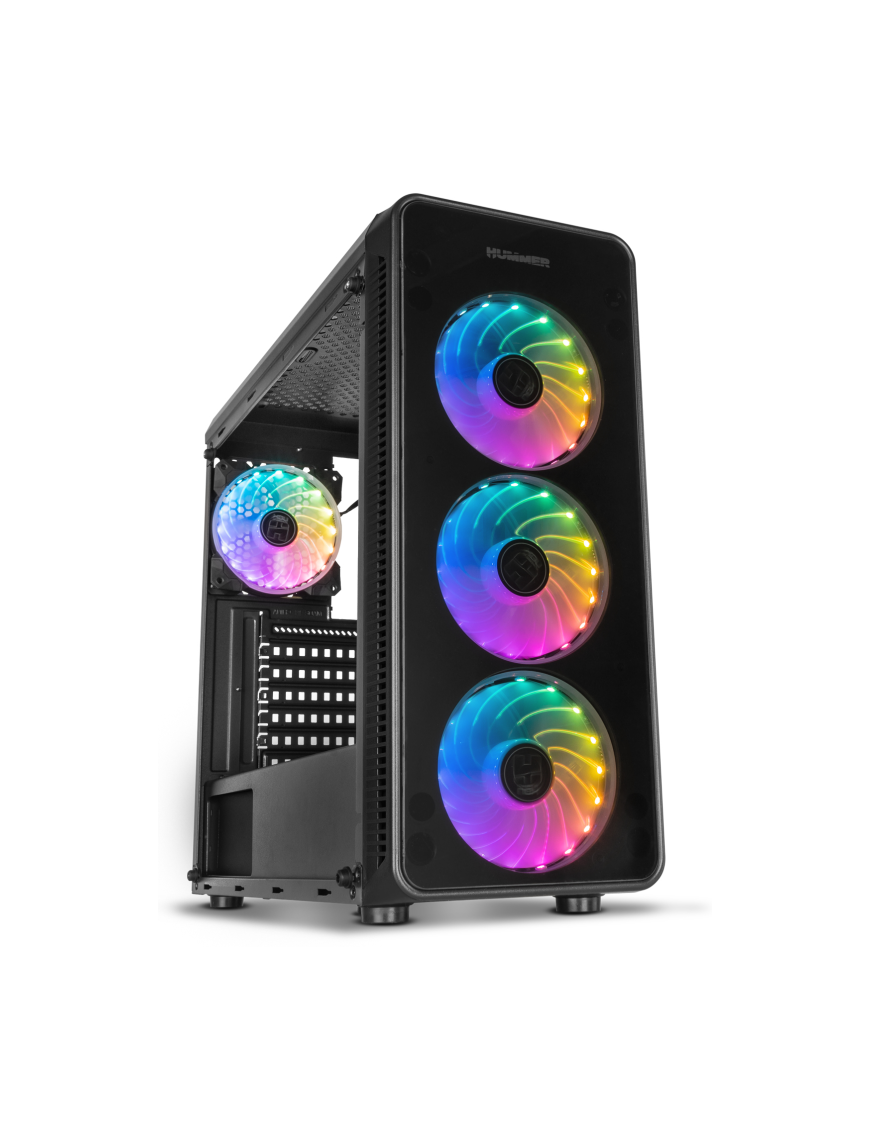NOX Hummer TGM Midi Tower Negro