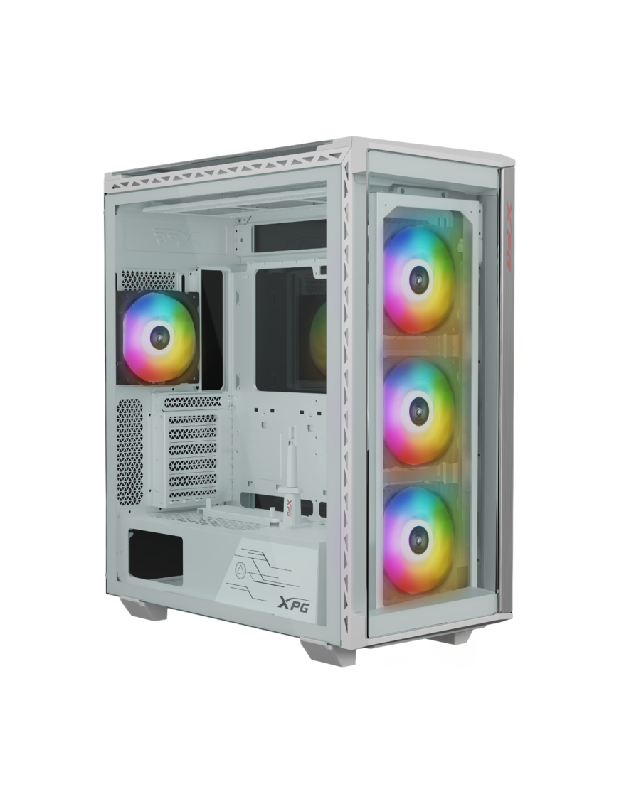 XPG BATTLECRUISER II ST Midi Tower Blanco