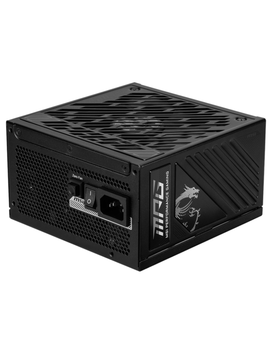 MSI MPG A1000GS PCIE5 unidad de fuente de alimentación 1000 W 24-pin ATX ATX Negro