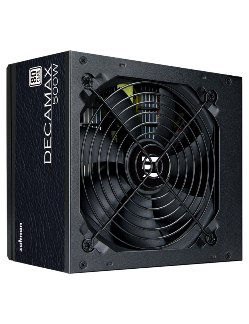 Zalman Decamax unidad de fuente de alimentación 500 W ATX Negro