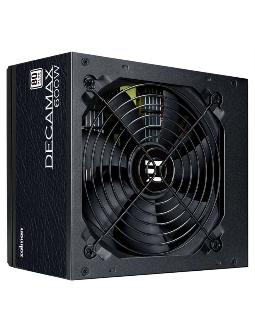 Zalman Decamax unidad de fuente de alimentación 600 W ATX Negro