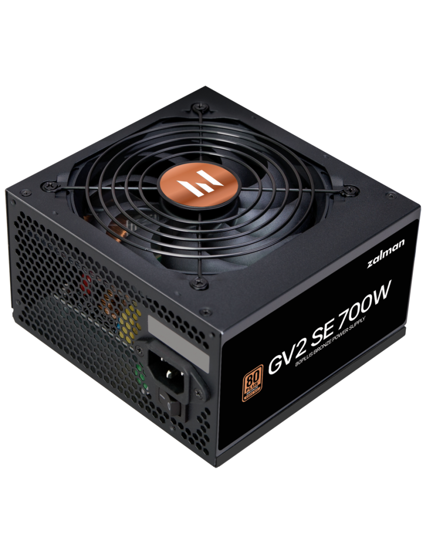 Zalman ZM700-GV2SE unidad de fuente de alimentación 700 W 20+4 pin ATX ATX Negro