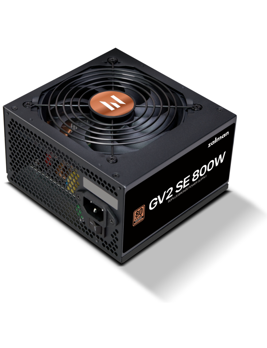 Zalman GV2SE unidad de fuente de alimentación 800 W 20+4 pin ATX ATX Negro