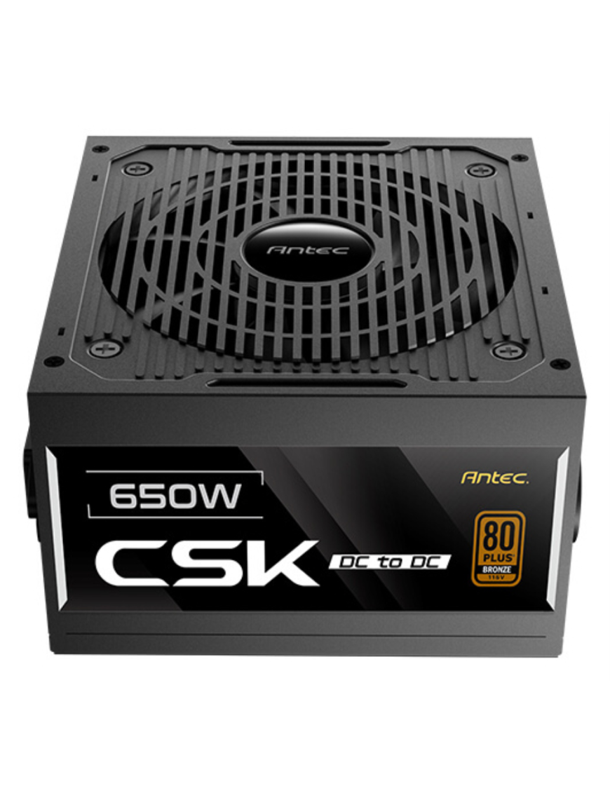 Antec CSK650DC EC unidad de fuente de alimentación 650 W 20+4 pin ATX ATX Negro