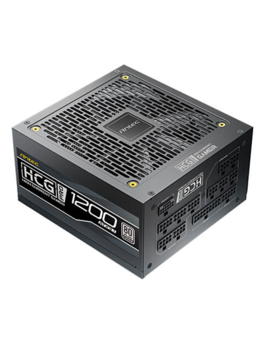 Antec HIGH CURRENT GAMER HCG1200 PRO Platinum ATX 3.1 unidad de fuente de alimentación 1200 W 20+4 pin ATX Negro