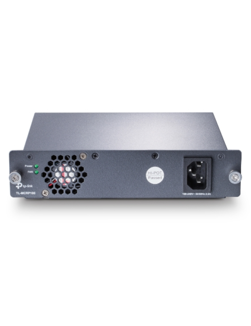 TP-Link TL-MCRP100 unidad de fuente de alimentación 75 W Negro