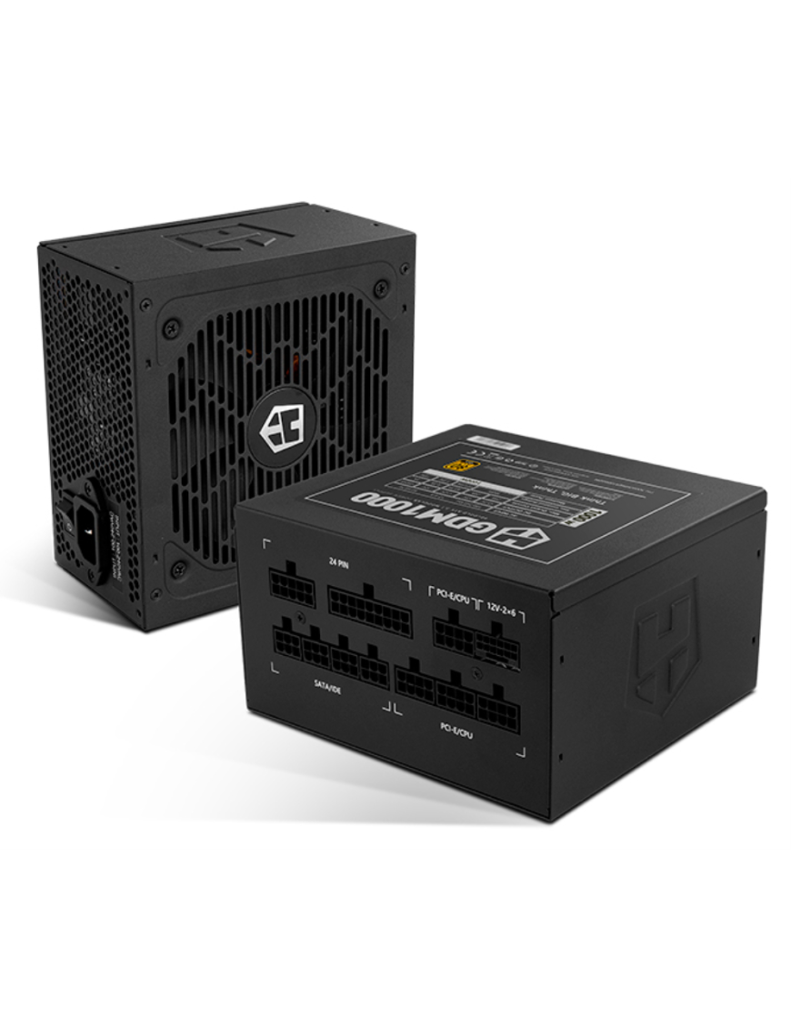 NOX Hummer GDM 1000W GOLD unidad de fuente de alimentación 20+4 pin ATX ATX Negro