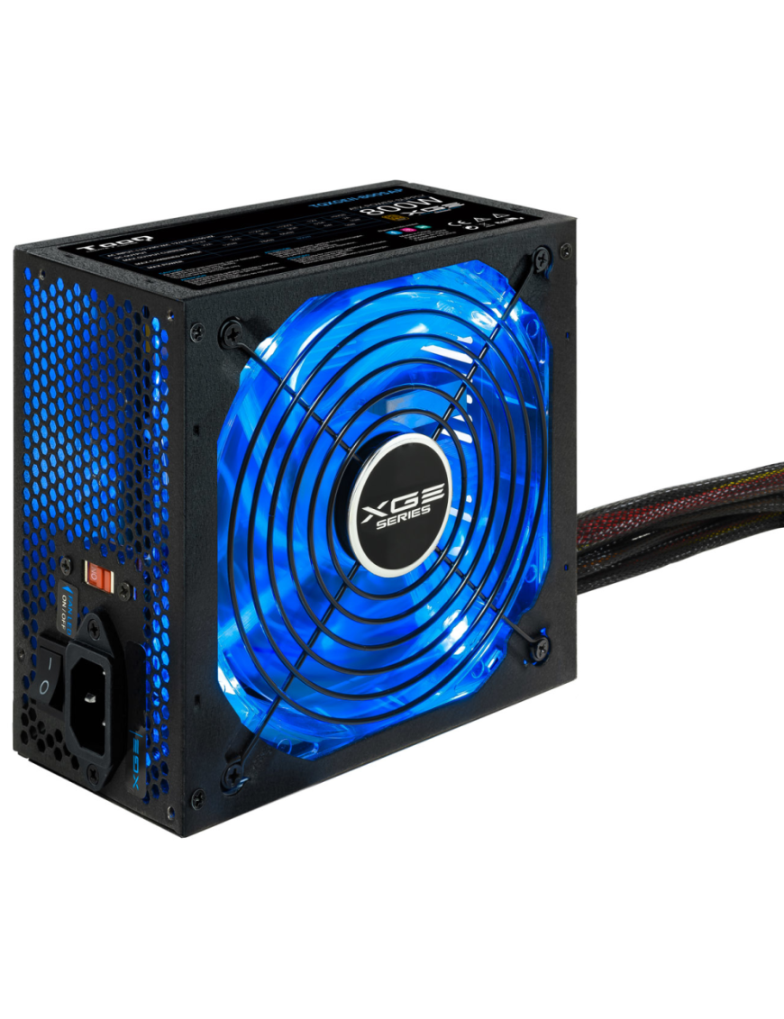 TooQ TQXGEII-800SAP unidad de fuente de alimentación 800 W 20+4 pin ATX ATX Negro
