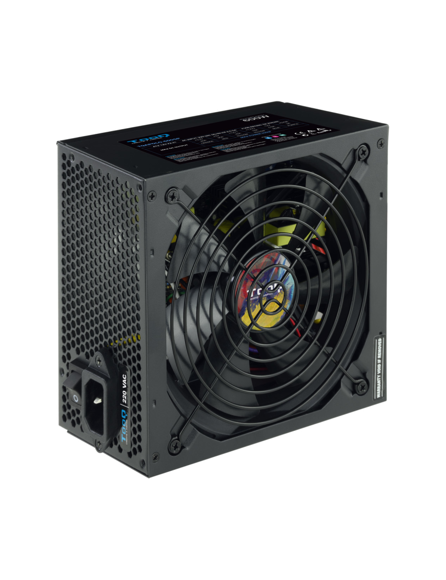 TooQ TQAPOLO-600SP unidad de fuente de alimentación 600 W 20+4 pin ATX ATX Negro