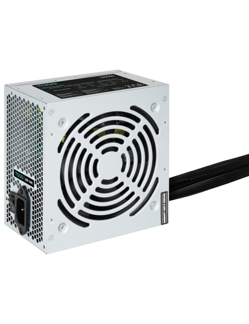 TooQ TQAPOLO-500SP unidad de fuente de alimentación 500 W 20+4 pin ATX ATX Plata